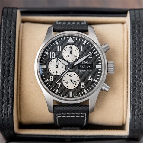 iwc carbon fiber watch|iwc pilot chronograph.